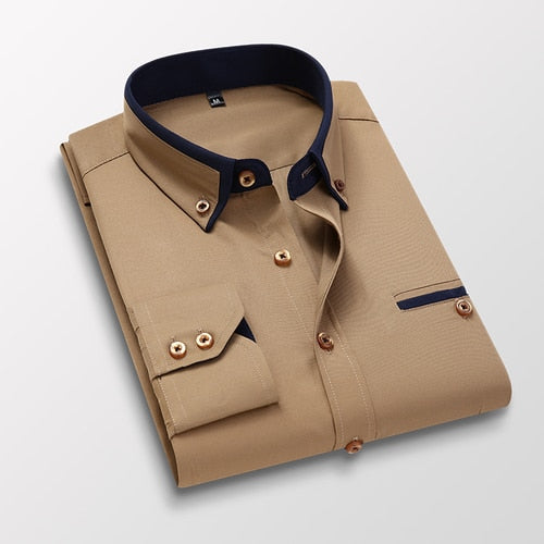 Camisa Social Plus Size Masculina Carino